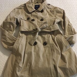 Gap Kids Khaki Trench coat size S Regular